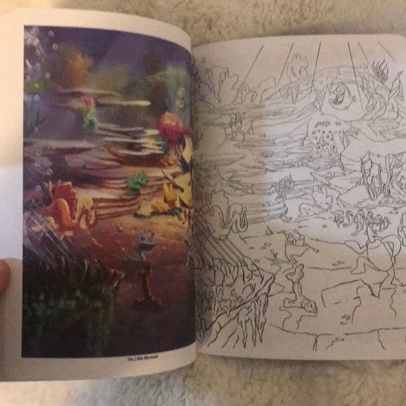 Disney Dreams Collection Coloring Book by Thomas Kinkade Studios - Picture 2 of 3
